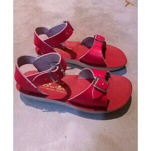 Sun San Surfer Sandals Girls Toddler Size 10 Red